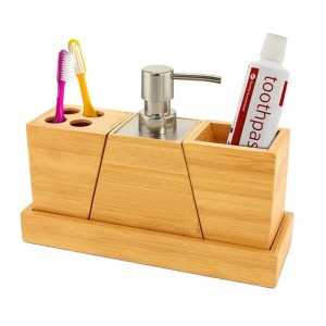 Bambu badrumstillbehör