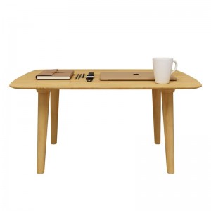 Bambu sluttabell 31 tum kaffete bord för vardagsrum vardagsrum hemmöbler