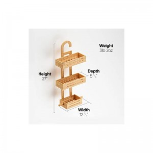 Total bambu hängande duschställ