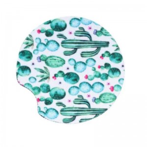 Högkvalitativ fabrikspris Neoprenbil Coaster sublimering Blank Anti Slip Table Cup Mug Mats