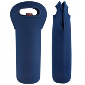 Anpassade vattendrycker ölhållare isoleradneopren handväska vinflaska med svalare tygväska för resepicknick