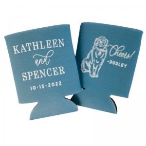 Partihandel Anpassad skumkylare Stubby Holder Beer Can Sleeve Isolated Slim Cheap 3 4 5mm 330 Ml Cooler Koozy med logotyp