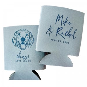 Partihandel Anpassad skumkylare Stubby Holder Beer Can Sleeve Isolated Slim Cheap 3 4 5mm 330 Ml Cooler Koozy med logotyp