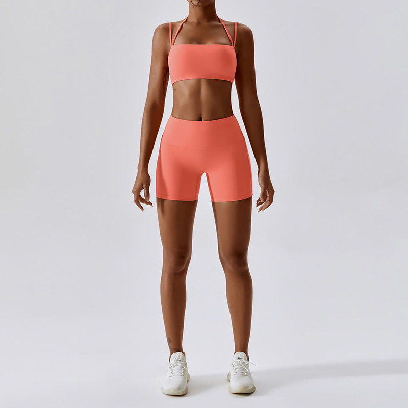 SC9274 Fitness Women 2023 Midja träningsshorts Custom Yoga Set Seamless Gym Wear Workout Sportwear Gym Fitness Set
