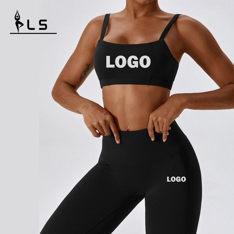 SC9275 YOGA Wear Set Girls Lightweight Elastic Fitness Legings and Bh Set Woman Yoga Wear Pants Custom Yoga Suit Set