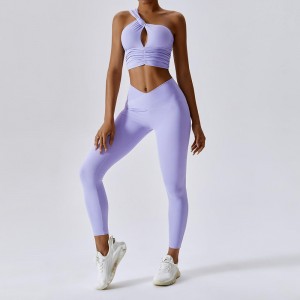 SC1064 Ladies Yoga Set Female Sports Fitness Gym Suit Price Sports BH Set Yoga Suit Gym Fitness Set