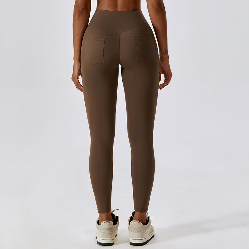SC1091 solid hög midja andas fyrvägs stretch yogalaggings de gimnasio tryck upp blankanylon elastane leggings