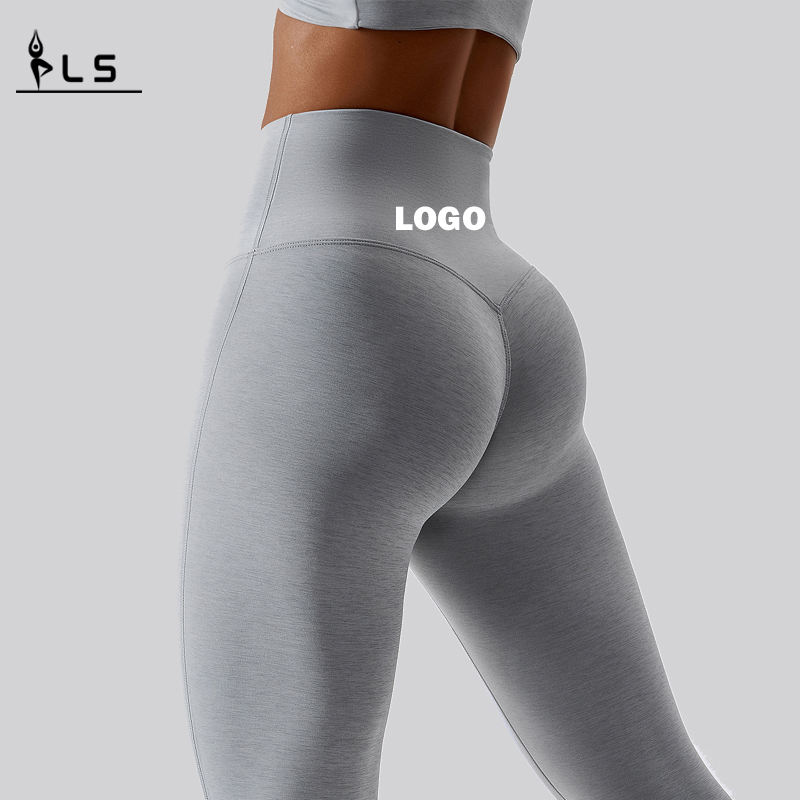 SC1095 Anpassad sport Hög midja Butt Lyftande Löpande leggings Kvinnor Fitness Yoga Pants High midjebyxor Leggings för kvinnor