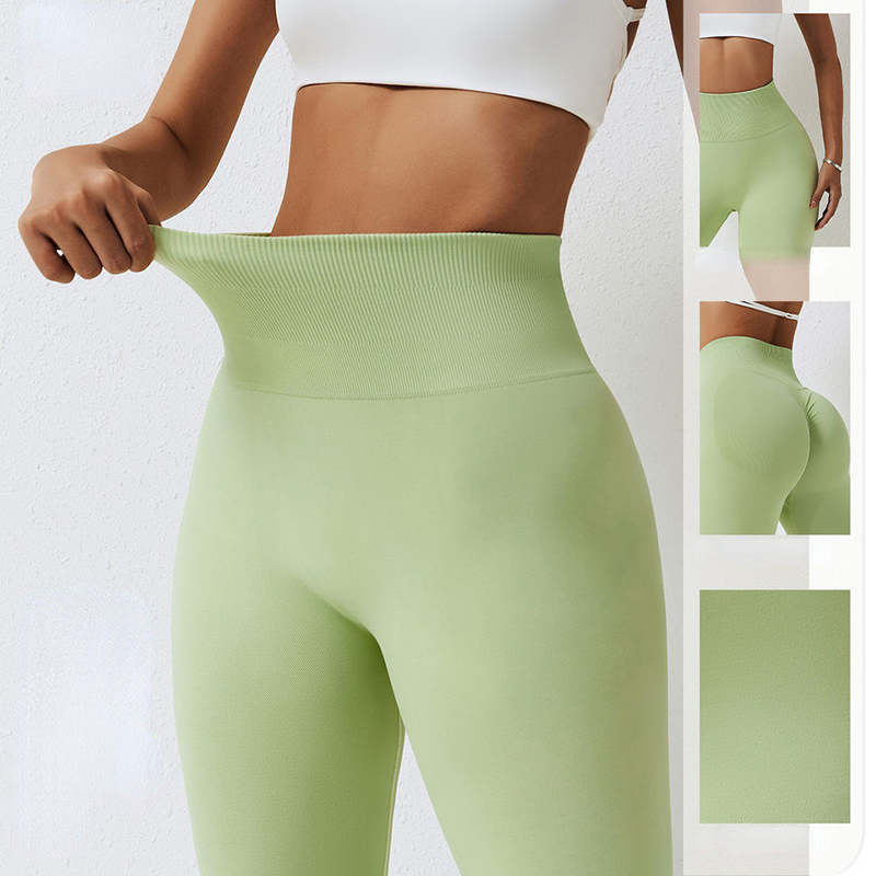 SC10109 Sömlös gym Yoga Leggings Kvinnor med anpassade logotyden Skrapare Kvinnor Yoga Pants Leggings