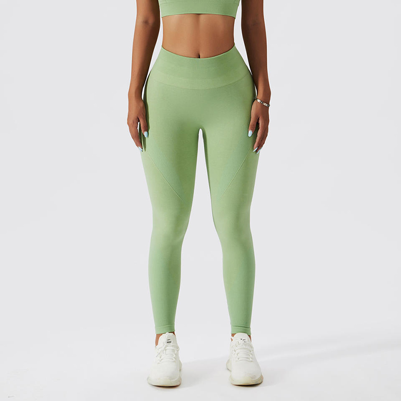 SC10106 Womens Yoga Pants Active Wear Leggings Sömlös byte Lift Stretch High midja Yoga Legging