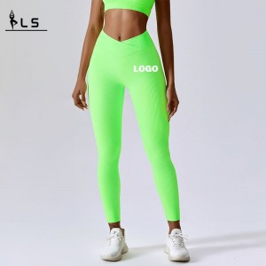 SC10108 Womens Yoga Pants Active Wear Leggings sömlös gym fesses Fitness Yoga Leggings Pants Women