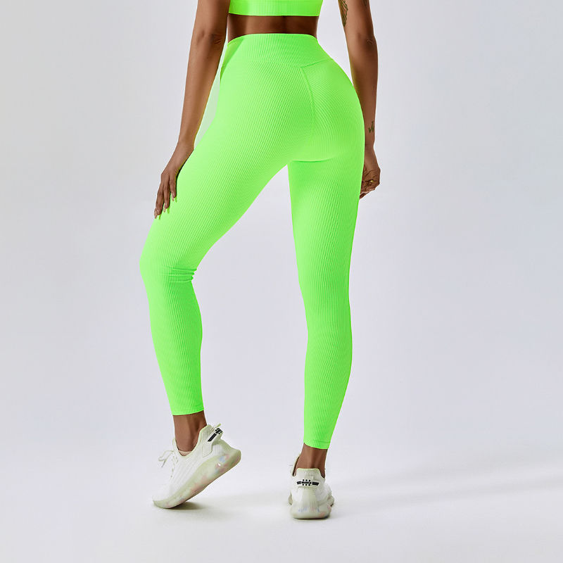 SC10108 Womens Yoga Pants Active Wear Leggings sömlös gym fesses Fitness Yoga Leggings Pants Women