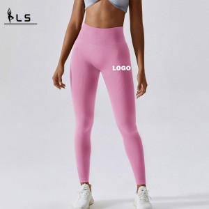 SC10118 Hög midja för kvinnor sömlösa Scrunch Legging grossistpris Hög midja yoga byxor leggings