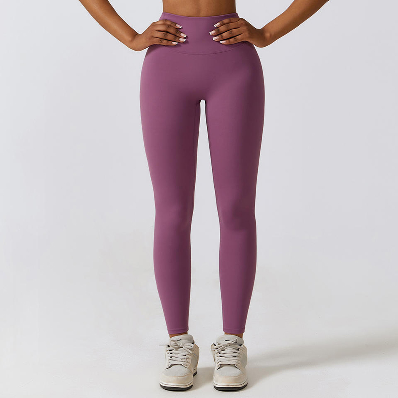 SC101111 fyrvägs stretch leggings för kvinnor 2023 v rygg fitness gym bär kläder yoga byxor leggings