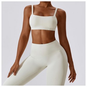 SC10132 Högkvalitativ sport Top Women Fitness Yoga BH Mjuk stretchkomprimering Yoga axel sportbh