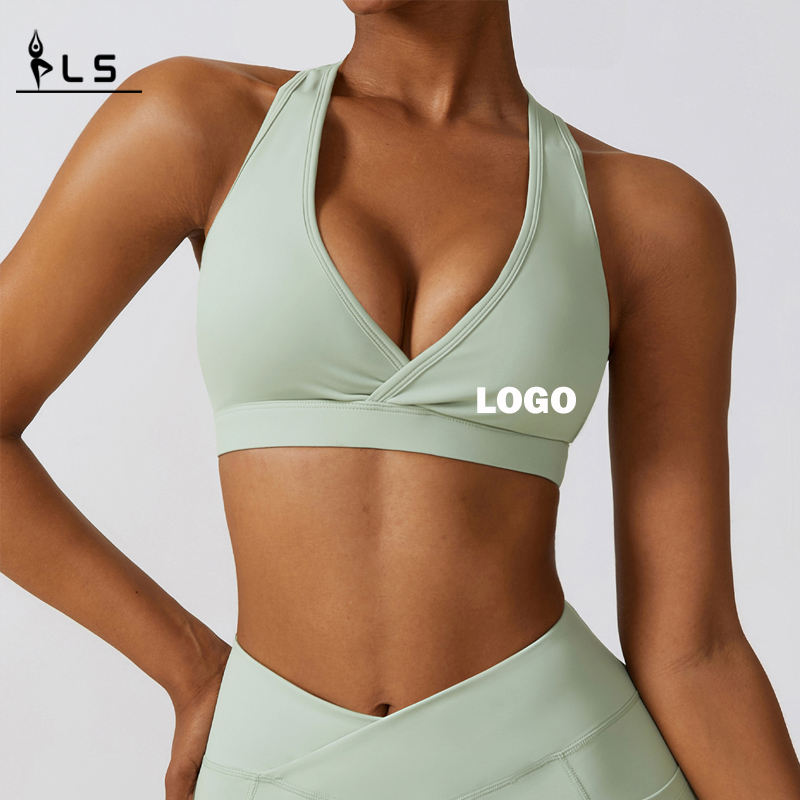 SC10139 Sportkvinnor damer Push Up Beauty Back Workout Yoga Sports Bh Sports Bra Women Yoga Bra Wear Fitness Tops