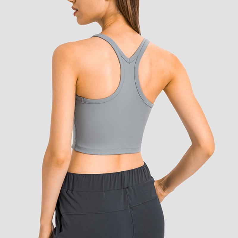 SC10241 toppar snabb torrmonterad tank topp gym sport yoga fitness skörd toppar tank topp kvinnors t-shirts