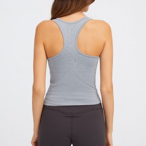 SC10243 Vest Sportswear Workout Yoga Tank Top for Woman Running Vest Athletic Gym Wear Tank Top