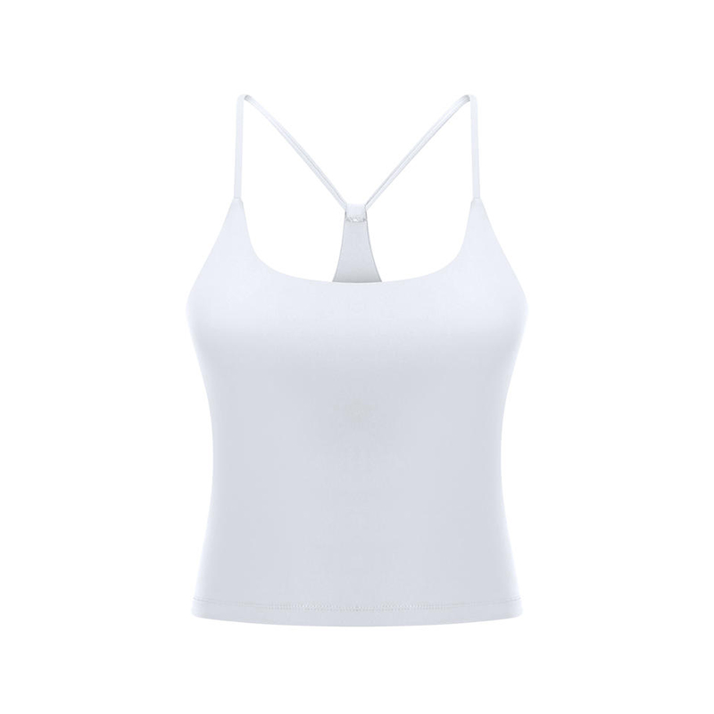 SC10259 snabb torrmonterad tank topp gym sport yogakompression beskurna yogatankar med kuddar