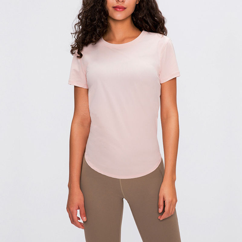 SC10269 Crop Top Gym Yoga Dryfit Sports Women \\ 's t-shirts Fitness Top Women Sexig sportsvett Skjorta