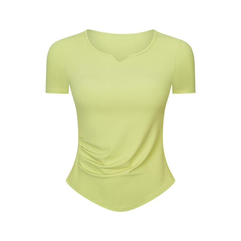 SC10274 SLIM FIT T-shirt Kvinnor Sport Tight Montering Långärmad Yoga T-shirt Wear Yoga Wear för Women Yoga Top Gym T-shirt