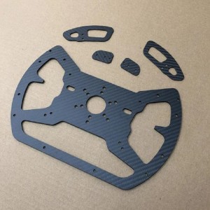 Anpassad RC -bilbåt FPV Racing Drone Aircraft CNC Milling Carbon Fiber Parts 3K Carbon Fiber Frame