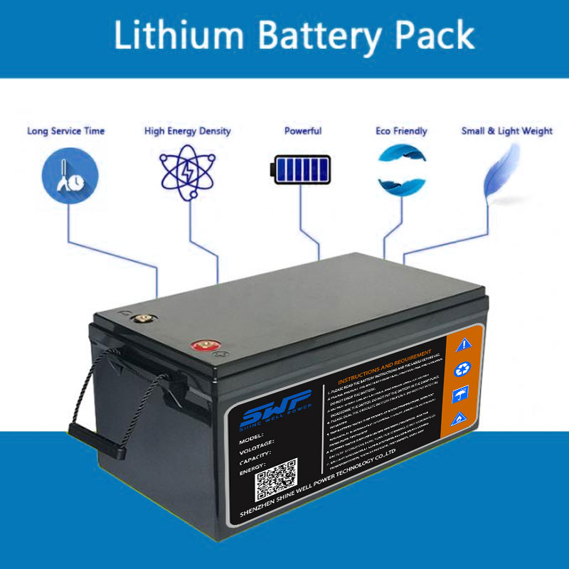12.8V100AH ​​LEAD ACID Ersättningsbatteri för fototermisk kraftproduktion Stöd LIFIPO4 CELLER Hemmen Energilagring