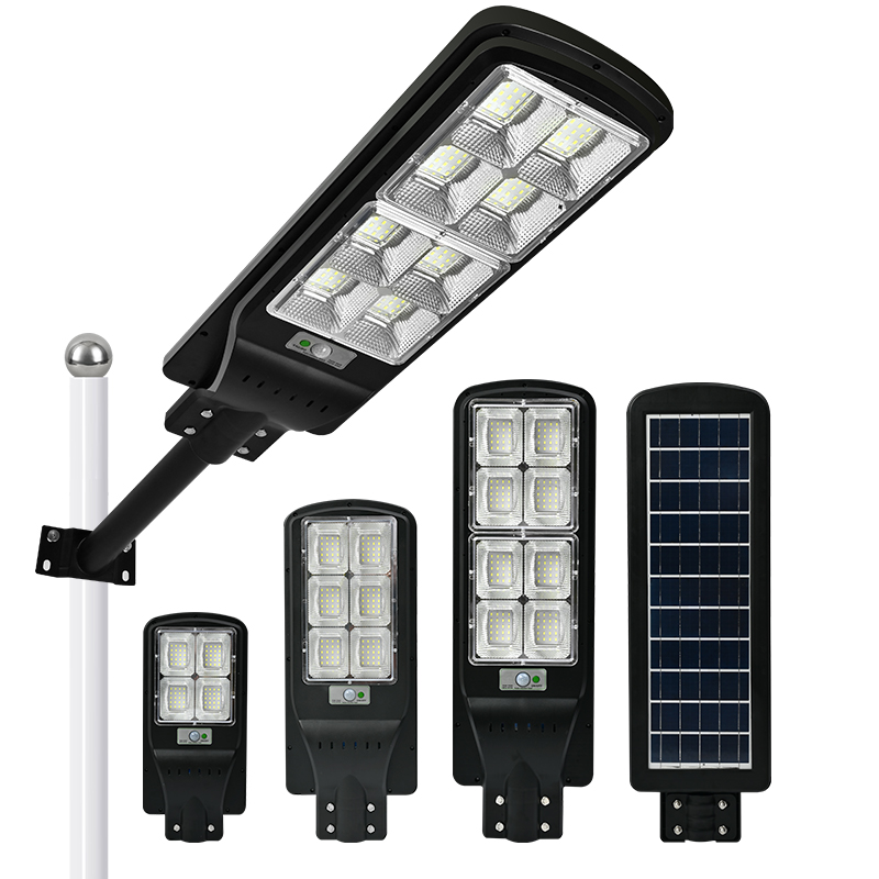 Automatisk induktion integrerad solgattelampa