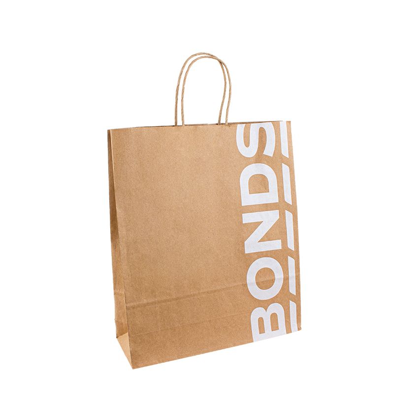 Papperspåsar med din egen logotyp Brown Kraft Packer shoppingväska med logotyp liten papperspåse anpassade logotyp papperspåsar