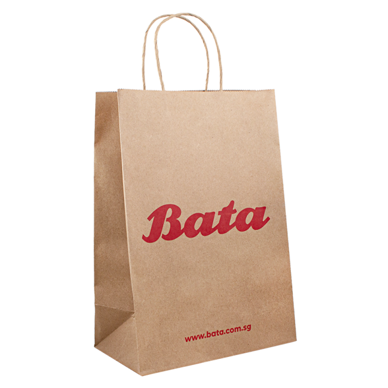 Kraft Väskor Paper Shopping Packaging Logo Luxury Paper Bags med din egen logotyp