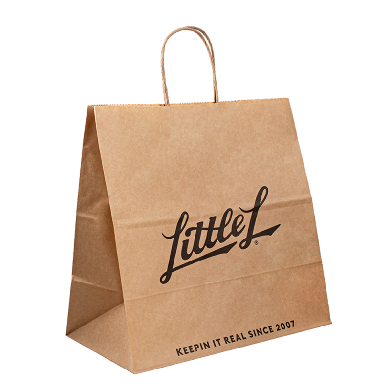 takeaway papperspåsar pappersförpackningspåsar mat hantverk bolsar hanterar bruna papperspåsar