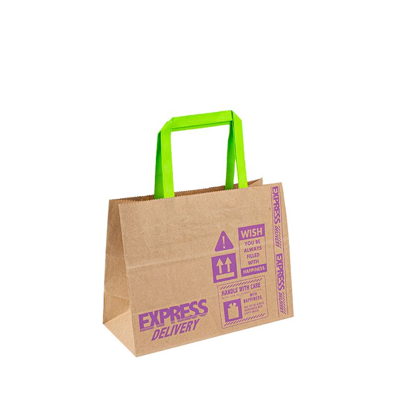 Papperspåse prisdesigner återvunna papperspåsar på handtag pappers presentpåse