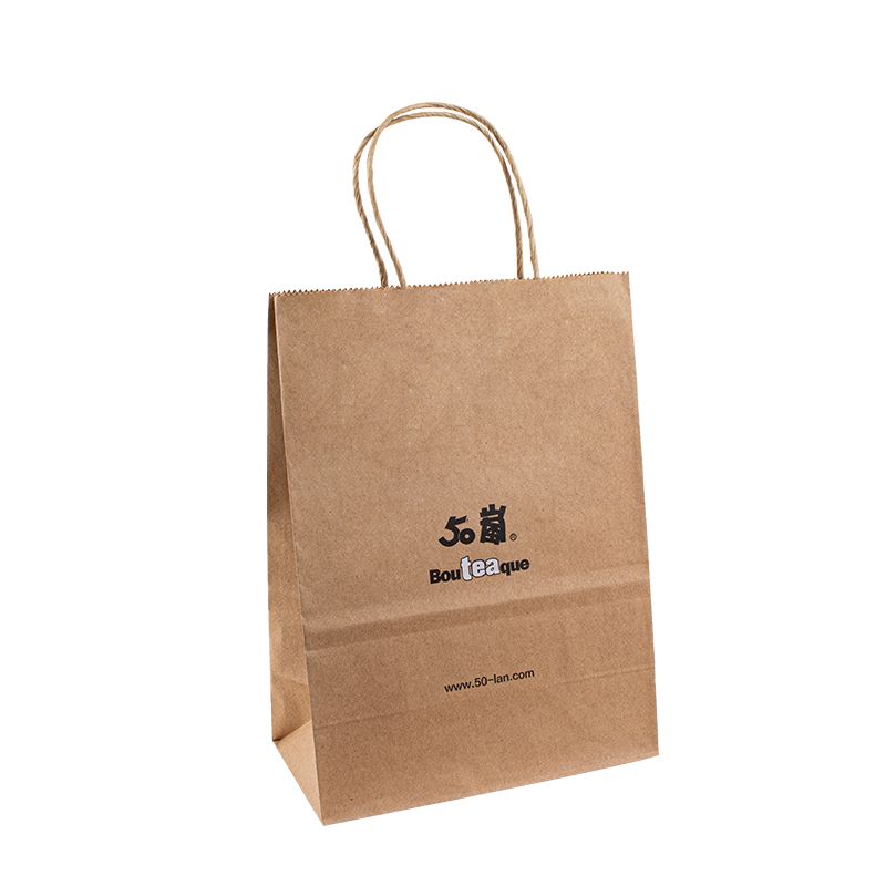 Designer Paper Bag Kraft Premium Paper Bags Logo Handle Kraft Paper Bag China Brown Kraft Paper Väskor