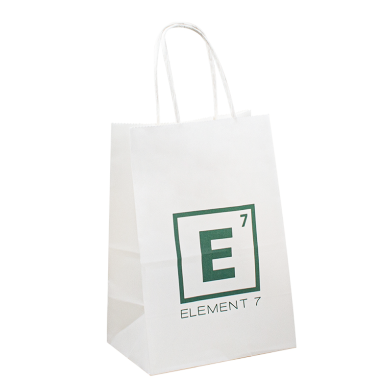Luxury Paper Bag med dina egna logotyppapperspåsar Hantera hantverkspapperspåse