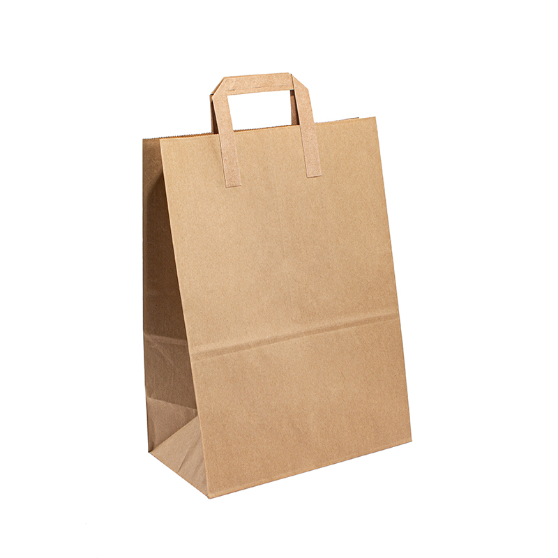 Kraft Retail Bolsas Luxury Paper Bag med din egen logotyp Kraft Paper Bag med handtag
