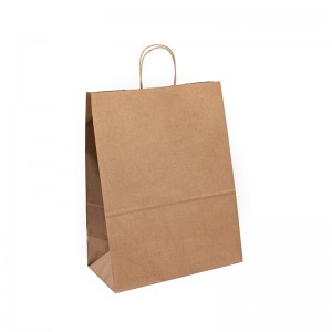 Papperspåse logotyp grossist papper presentpåse återvunna papperspåsar