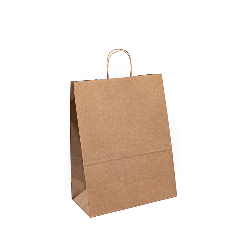 Papperspåse logotyp grossist papper presentpåse återvunna papperspåsar
