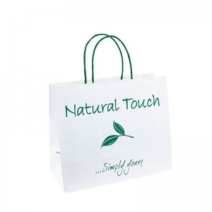 papperspåse handtag bruna papperspåsar utskriftshandtag designer för förpackning papperspåse gåva