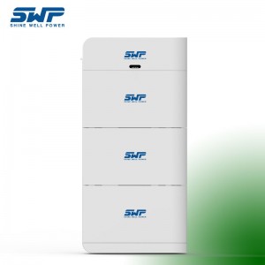 307.2V50AH Högspänning Solar Home Energy Storage System Använd LIFECO4 Batterisceller Högspänning Energilagringssystem