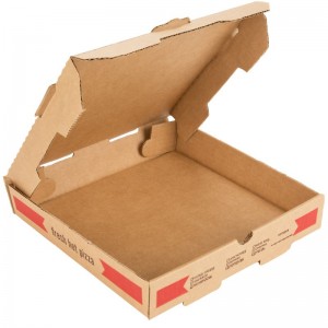 Tryckt Kraft Pizza Box
