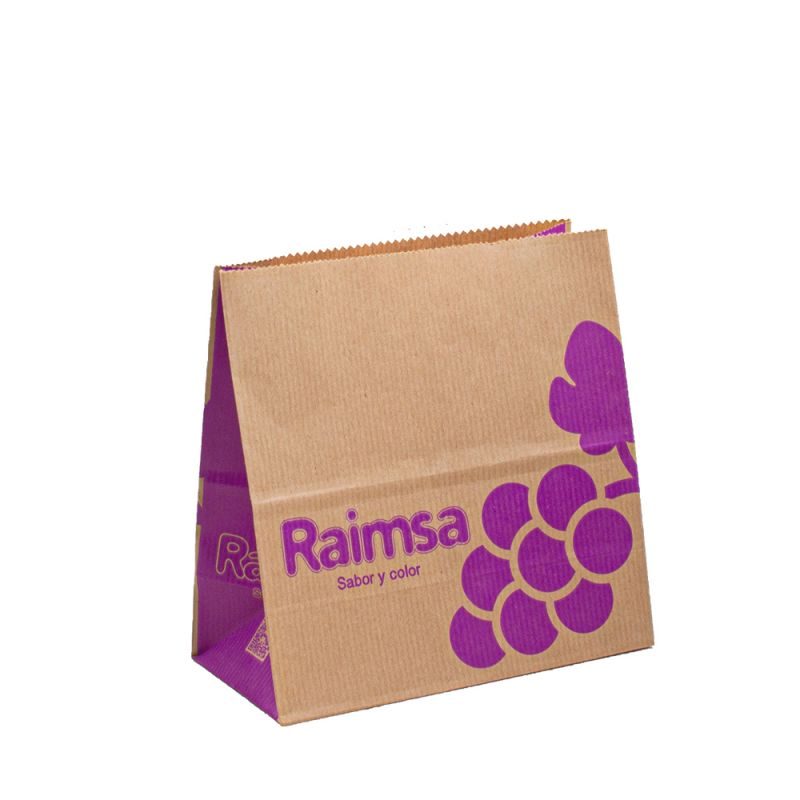 Papperspåsar för mat takeaway fruktpapperspåse KRAFT Väska liten detaljhandelspapperspås förpackning Pappersförpackningar