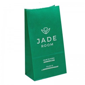 Fettsäker stekt matoljefast bröd hamburgare donuts takeaway kraft papperspåsar