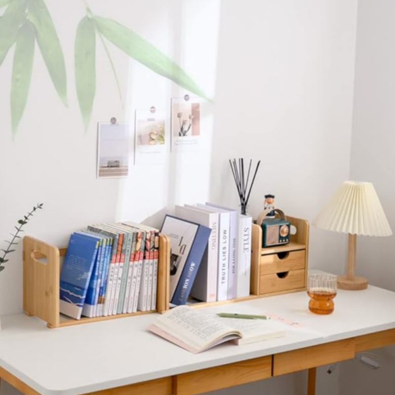 Natural Bamboo Desktop Bookhelf
