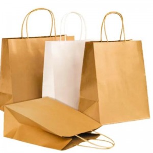 Kraft papperspåse med din egen logotyp