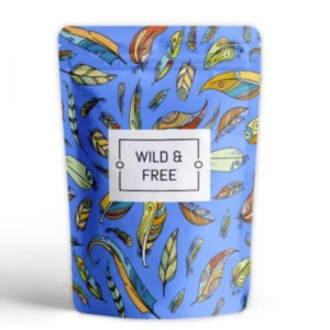 Gratis stand-up påse (dopack) matförpackning