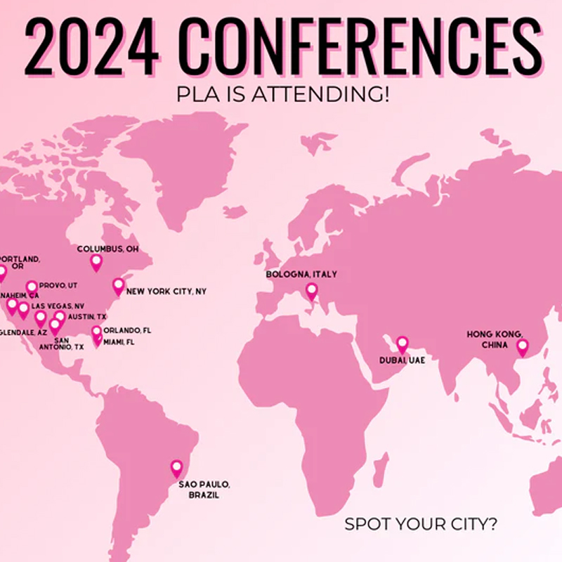 PLA 2024 Skönhetsevenemang och konferenser
