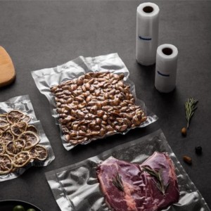 Factory Food Grade Plastic 20x 30 Foodsaver Vakuumtätningsväskor, 7 lager Matvakuumväska förvaringspåsar för vakuumtätare