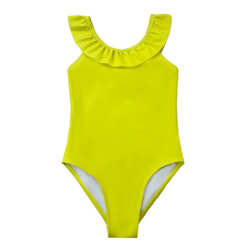 Ruffle-rem barn badkläder clearance överskott baby badkläder flickor badkläder barn bikini