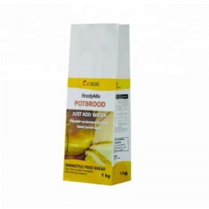 Ny stil 1 kg 2 kg vete mjöl sockerförpackning papperspåse