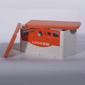 Anpassat elektriskt apparatchassi med pulverbelagd hölje